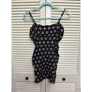 FREE PEOPLE Center Of Attention Mini Dress In Black Size XS